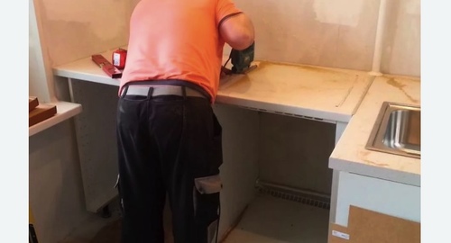 Сборка кухонного гарнитура. Учалы